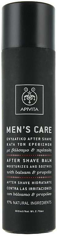 After Shave Balsam mit Johanniskraut und Propolis - Apivita Men Men's Care After Shave Balm With Hypericum & Propolis — Bild N2