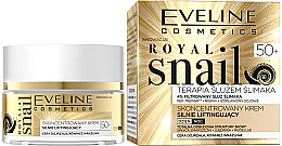 Духи, Парфюмерия, косметика Lifting-Gesichtscreme mit Schneckenschleim-Extrakt 50+ - Eveline Cosmetics Royal Snail 50+