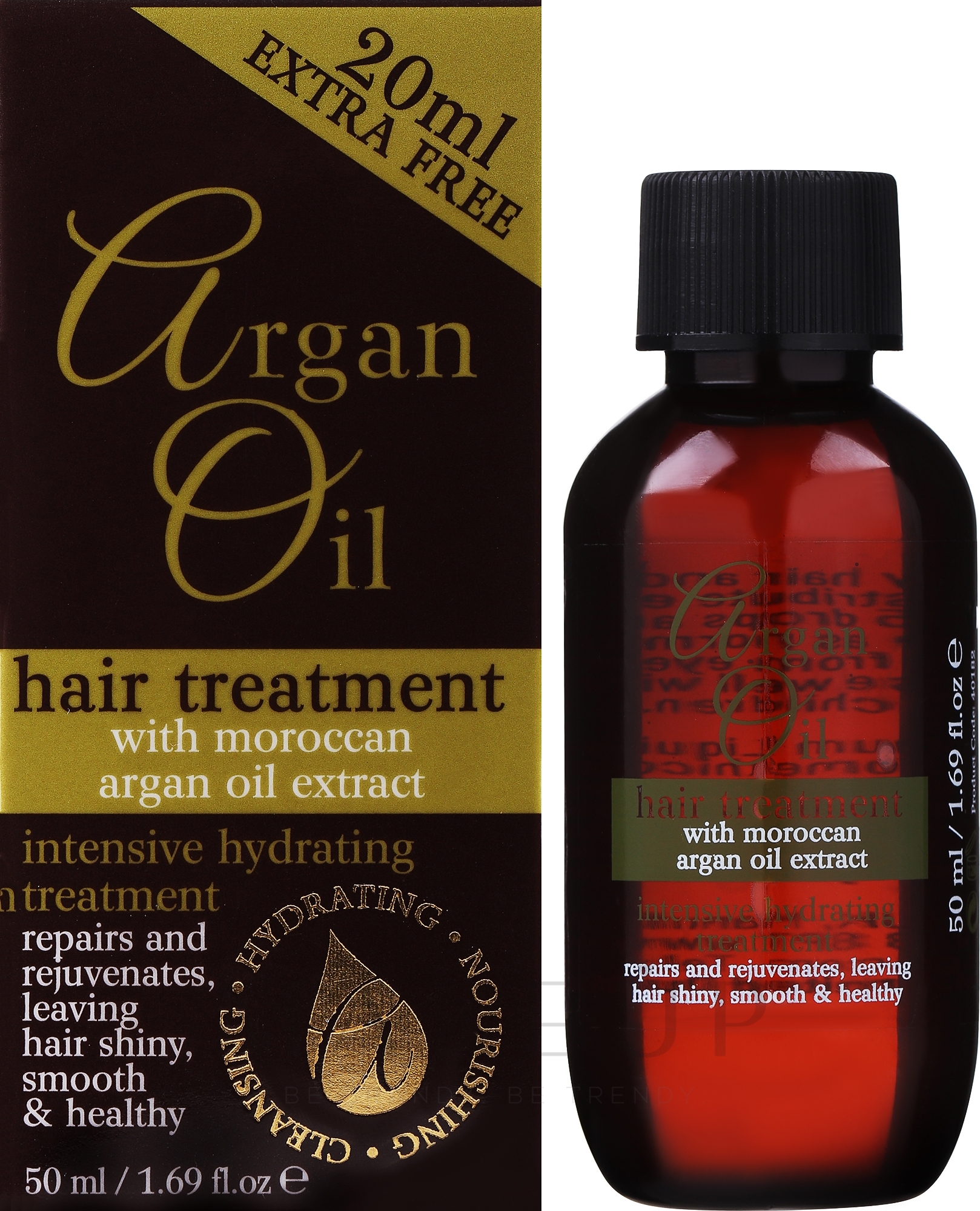 Feuchtigkeitsspendende Haarlotion mit marokkanischem Arganöl - Xpel Marketing Ltd Argan Oil Hair Treatment — Bild 50 ml