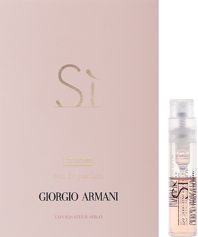 GESCHENK! Giorgio Armani Si Intense - Eau de Parfum (Probe) — Bild N1