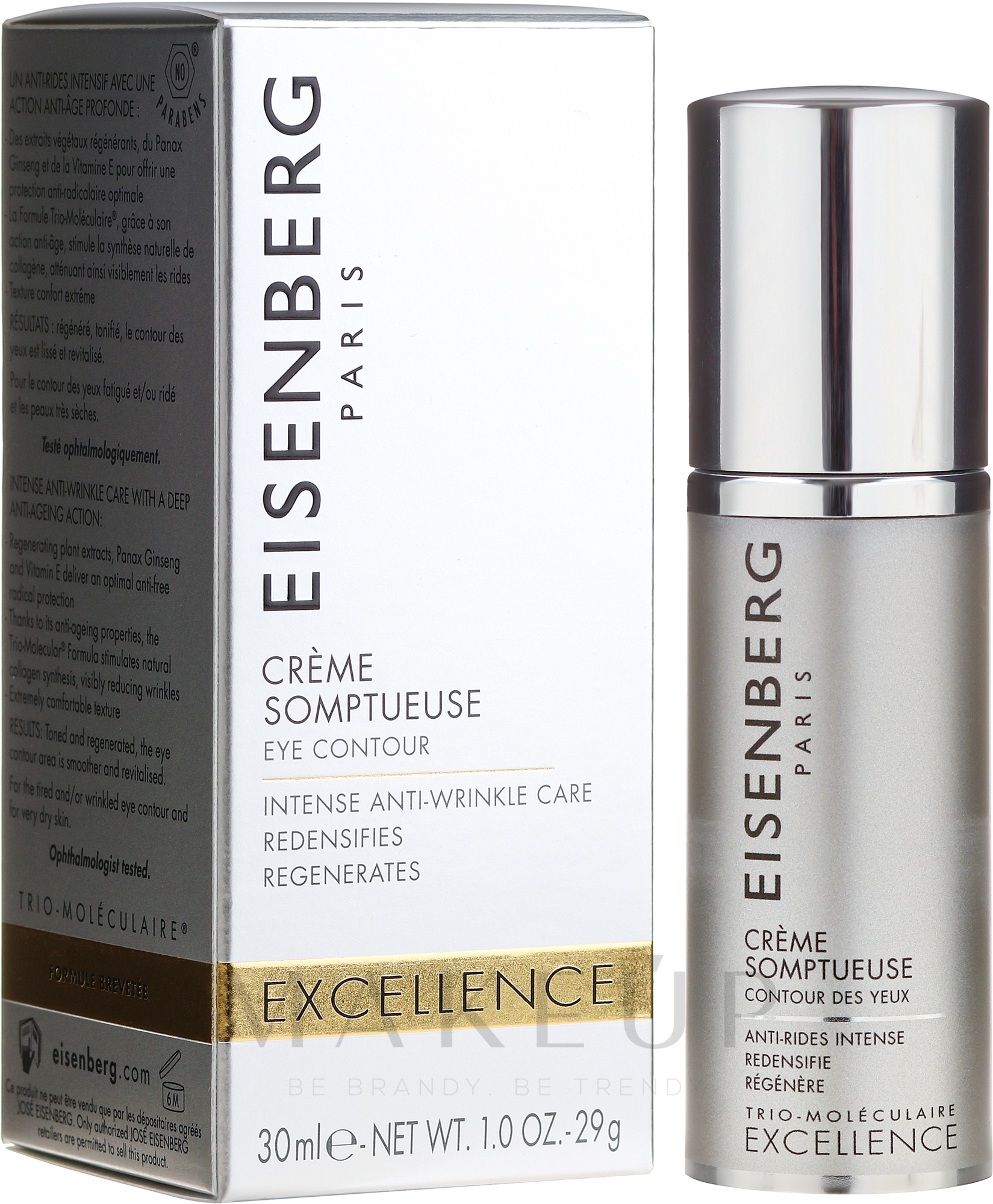 Regenerierende Augenkonturcreme - Jose Eisenberg Excellence Creme Somptueuse — Bild 30 ml