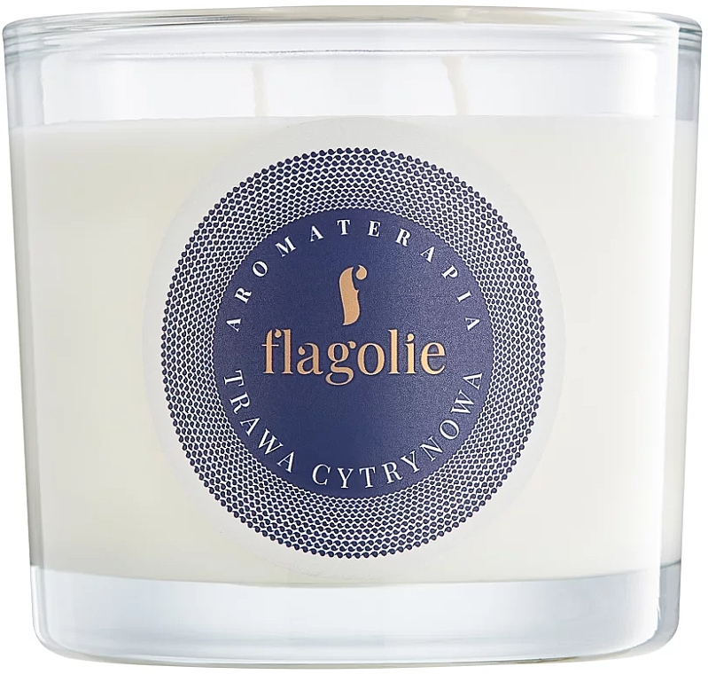 Duftkerze im Glas Zitronengras - Flagolie Fragranced Candle Lemongrass  — Bild N1