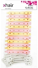 Düfte, Parfümerie und Kosmetik Dauerwellwickler Länge 7 cm d8 mm gelb-rosa 12 St. - Xhair