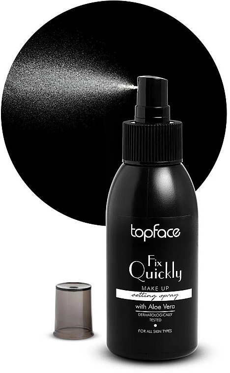 Make-up-Fixierspray mit Aloe Vera - TopFace Fix Quickly Make Up Spray — Bild N2