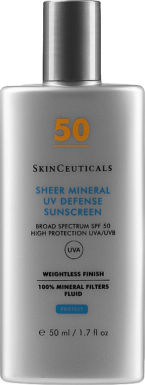 Mineralisches Sonnenschutzfluid für das Gesicht SPF 50 - SkinCeuticals Sheer Mineral UV Defense SPF50 — Bild N1