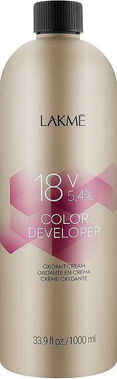 Creme-Oxidationsmittel - Lakme Color Developer 18V (5,4%) — Bild N3