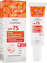 Düfte, Parfümerie und Kosmetik Sonnenschutzcreme für Problemzonen SPF 75 - Hirudo Derm Sun Protect Spot Control