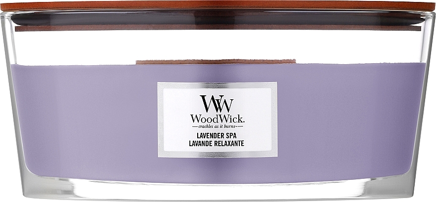Duftkerze im Glas Lavender Spa - Woodwick Candle Lavender Spa — Bild N1