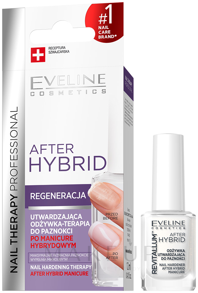 Nagelhärter - Eveline Cosmetics After Hybrid Manicure — Bild 12 ml