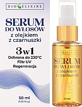 Haarserum mit Schwarzkümmelöl 3-in-1 - Bioelixire — Bild N2