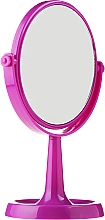 Düfte, Parfümerie und Kosmetik Kosmetikspiegel mit Ständer 85734 rund 15,5 cm violett - Top Choice Colours Mirror
