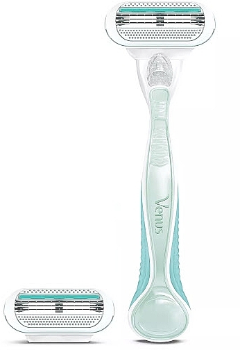 Rasierset für Frauen - Gillette Venus Smooth (Rasiergriff 1 St. + Ersatzklingen 2 St. + Rasiergel 75ml) — Bild N2