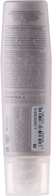 Feuchtigkeitsspendende BB Creme für trockene und normale Haut - Vipera BB Cream Get a Drop — Foto N2