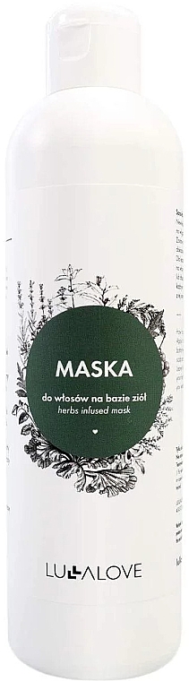 Haarmaske mit pflanzlichem Traubenkernöl - Lullalove Herbal Hair Mask — Bild N1