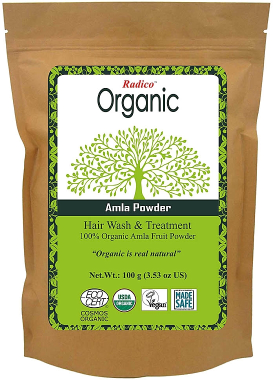 Bio-Haarpuder - Radico Organic Amla Powder — Bild N1