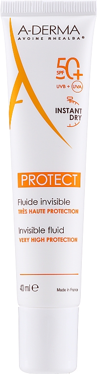 Sonnenschutzfluid SPF 50+ - A-Derma Protect Invisible Fluid Very High Protection — Bild N1