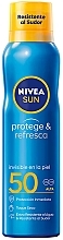 Düfte, Parfümerie und Kosmetik Sonnenschutznebel für das Gesicht - Nivea Sun Protects & Refreshes Mist Spf50