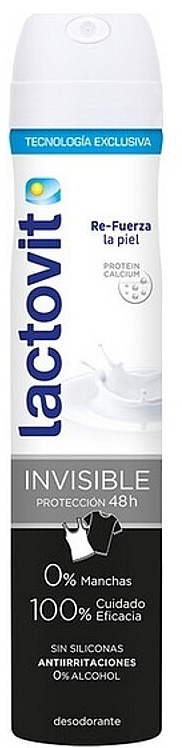 Deospray - Lactovit Invisible Antimanchas Deodorant Spray — Bild N1