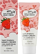 Handcreme mit Erdbeerextrakt - Esfolio Pure Skin Sweet Strawberry Hand Cream  — Bild N2