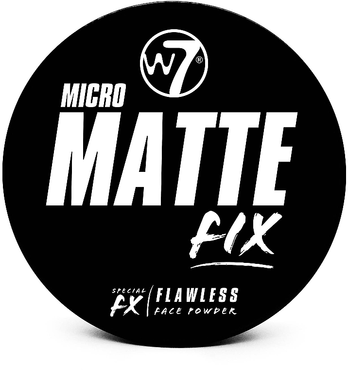 Gesichtspuder - W7 Micro Matte Fix Compact Powder — Bild N1