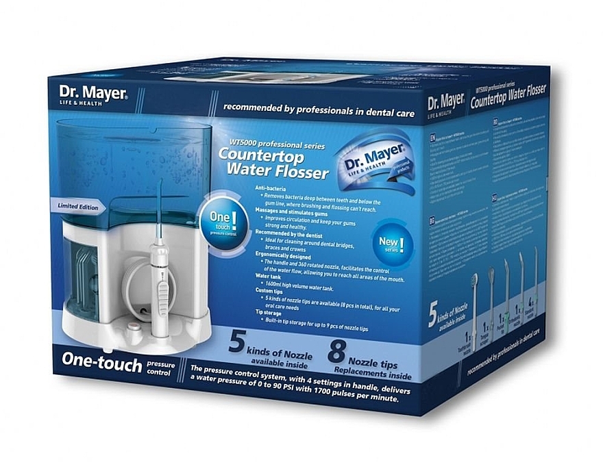 WT5000 Irrigator - Dr. Mayer Countertop Water Flosser — Bild N3