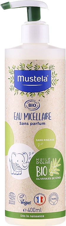 Bio Mizellen-Reinigungswasser mit Olivenöl - Mustela Bio Micellar Water — Bild N1
