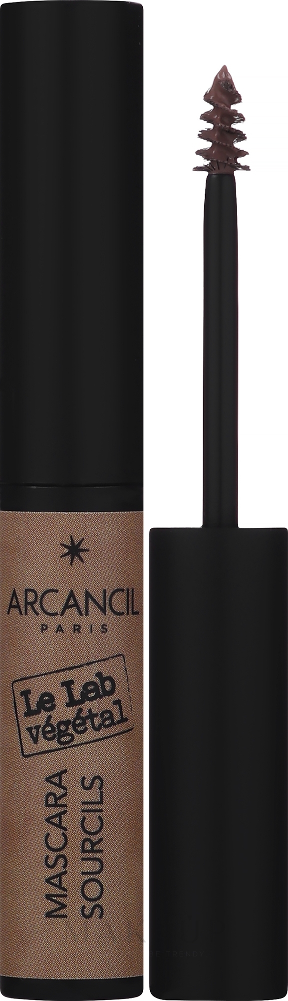Wimperntusche für Augenbrauen - Arcancil Paris Le Lab Vegetal Mascara Sourcils — Bild 285 - Chataigne