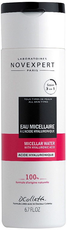 Mizellenwasser mit Hyaluronsäure - Novexpert Hyaluronic Acid Micellar Water — Bild N1