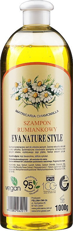 Shampoo mit Kamilleextrakt - Eva Natura Nature Style Camomile Hair Shampoo — Bild N3