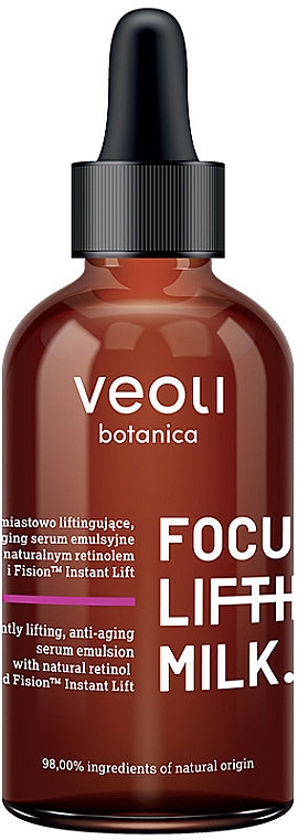 Anti-Aging-Serum-Emulsion für das Gesicht - Veoli Botanica Focus Lifting Milk — Bild N1