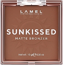 Mattierender Bronzer - LAMEL Make Up Sunkissed Matte Bronzer — Bild N2