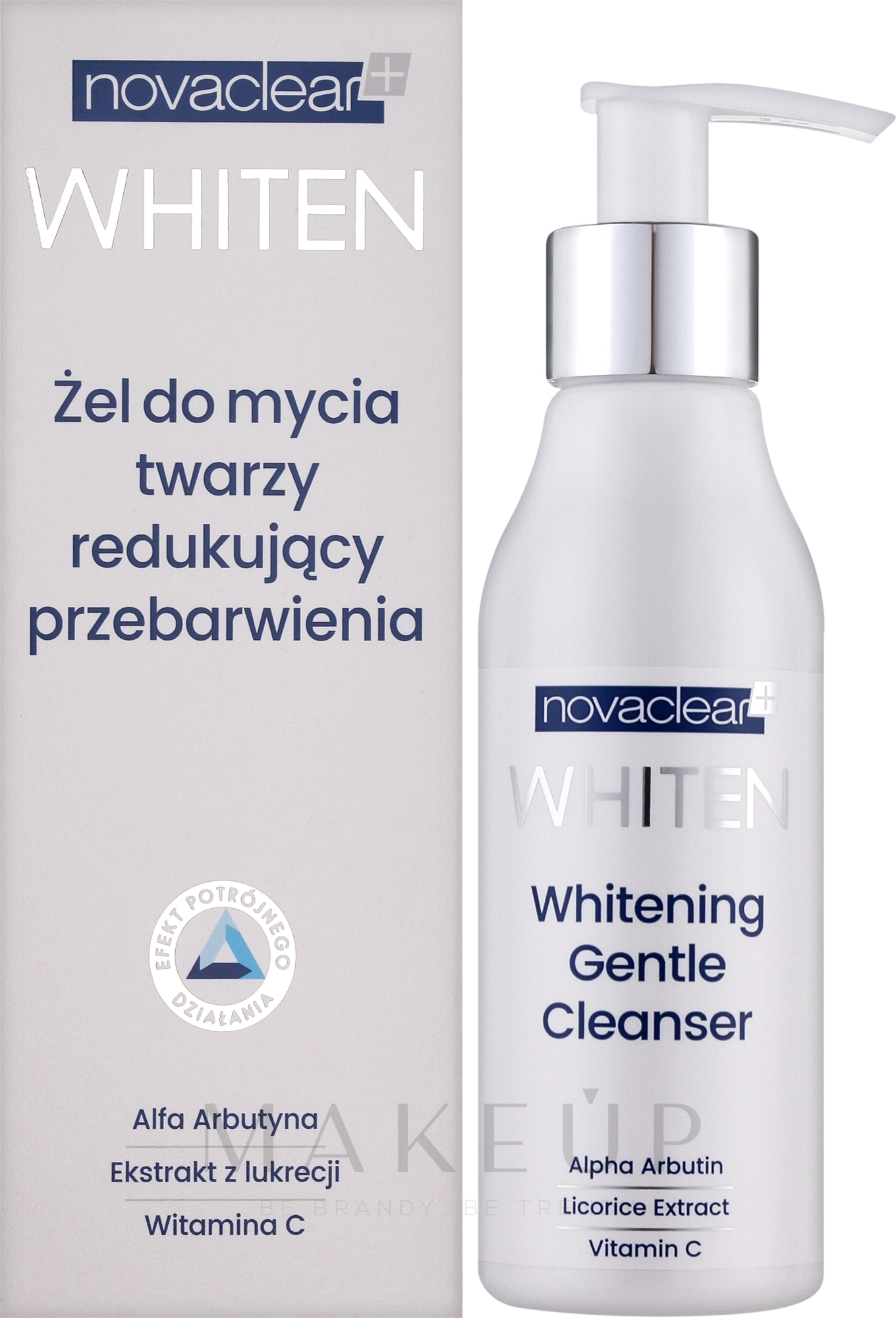 Gesichtsreinigungsgel - Novaclear Whiten Whitening Gentle Cleanser — Bild 150 ml