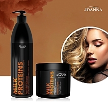 Shampoo für trockenes und strapaziertes Haar mit Milchproteinen und Kokosduft - Joanna Professional Hairdressing Shampoo — Bild N6