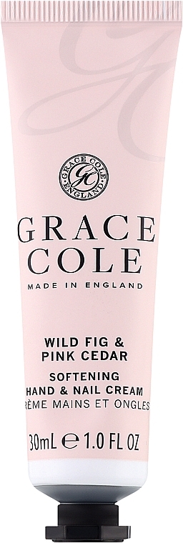 Weichmachende Hand- und Nagelcreme mit Wildfeigen- und Zedernholzduft - Grace Cole Wild Fig & Pink Cedar Hand & Nail Cream — Bild N1