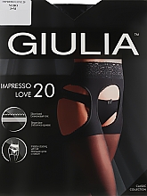 Düfte, Parfümerie und Kosmetik Strumpfhose für Damen Impresso Love 20 Den nero - Giulia
