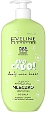 Tief feuchtigkeitsspendende Milch mit Avocado - Eveline Cosmetics Daily Care Hero Avocado Moisturizing Body Milk  — Bild N1