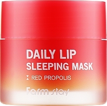 Nachtlippenmaske mit rotem Propolis - FarmStay Daily Lip Sleeping Mask Red Propolis — Bild N3