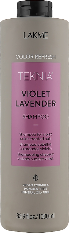 Farbauffrischendes Shampoo für violette Haare - Lakme Teknia Color Refresh Violet Lavender Shampoo — Bild N3