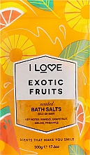 Badesalz mit Duft nach exotischen Früchten - I Love Exotic Fruits Bath Salt — Bild N2