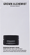 GESCHENK! Nachtcreme für das Gesicht - Grown Alchemist Regenerating Night Cream Neuro Peptide Violet (Probe) — Bild N1