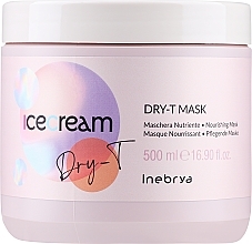Düfte, Parfümerie und Kosmetik Maske für trockenes, krauses und geschädigtes Haar - Inebrya Ice Cream Dry-T Mask