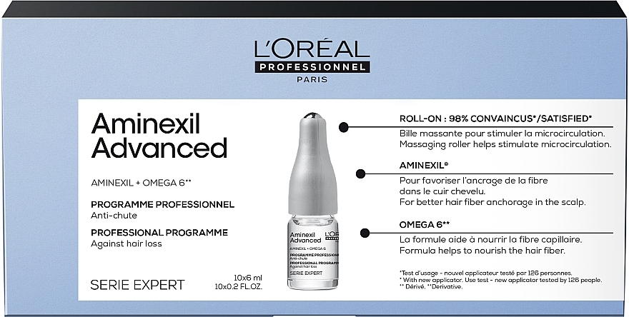 Serum gegen Haarausfall mit Omega 6 Nutricomplex und Aminexil - L'Oreal Professionnel Aminexil — Bild N1