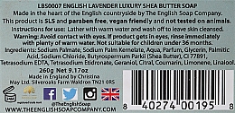 Luxuriöse Seife English Lavender mit Sheabutter - The English Soap Company English Lavender Luxury Shea Butter Soap — Bild N3