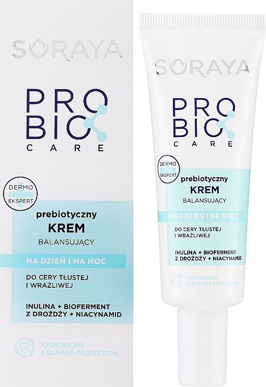Probiotische Creme für fettige und empfindliche Haut - Soraya Probio Care Face Cream — Bild N2