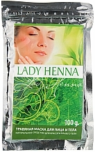 Düfte, Parfümerie und Kosmetik Gesichts- und Körpermaske mit Kräutern - Lady Henna