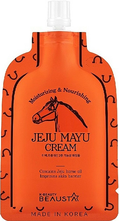 Gesichtscreme mit Pferdeöl - Beausta Jeju Mayu Cream — Bild N1