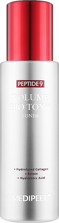 Verjüngendes Tonikum mit Peptidkomplex und Kollagen  - MEDIPEEL Peptide 9 Volume Bio Tox Toner Pro  — Bild N1