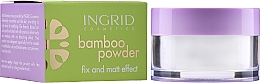 Transparenter loser Fixierpuder - Ingrid Cosmetics Professional Bamboo Powder — Bild N2