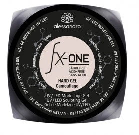 Hartes Modelliergel für die Nägel - Alessandro FX-One Hard Sculpting Gel — Bild Camouflage