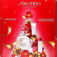 Düfte, Parfümerie und Kosmetik Set - Shiseido Benefiance Holiday Kit (f/cr/50ml + clean foam/15ml + f/lot/30ml + f/conc/10ml)